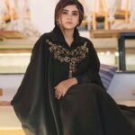 Kaftan Style Front Embroidered Abaya