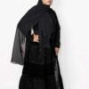Black Free Style 2Pcs Abaya