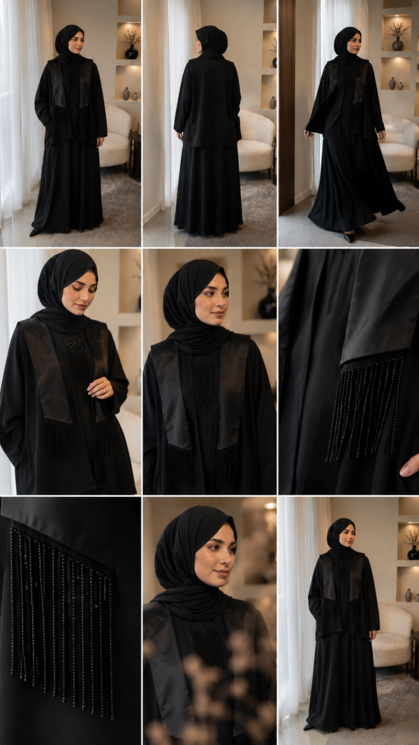 Blazer Black abaya